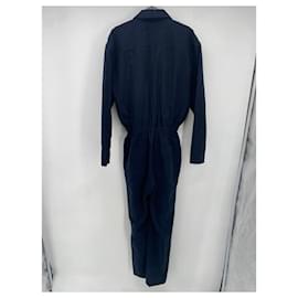 Balenciaga-BALENCIAGA  Jumpsuits T.FR 42 Cotton-Navy blue