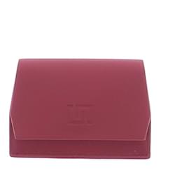 Autre Marque-NON SIGNE / UNSIGNED  Purses, wallets & cases T.  Leather-Red