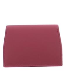 Autre Marque-NON SIGNE / UNSIGNED  Purses, wallets & cases T.  Leather-Red