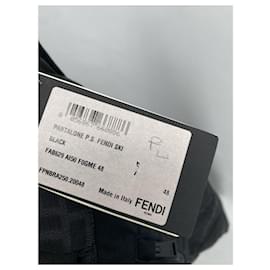 Fendi-FENDI  Trousers T.IT 48 Polyester-Black