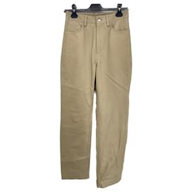 Autre Marque-REMAIN BIGER CHRISTENSEN Trousers T.FR 38 Vegan leather-Beige