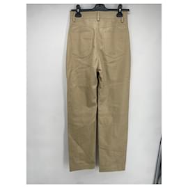 Autre Marque-REMAIN BIGER CHRISTENSEN Trousers T.FR 38 Vegan leather-Beige