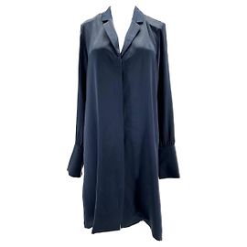 DMN  Dresses T.FR 38 Silk Navy blue