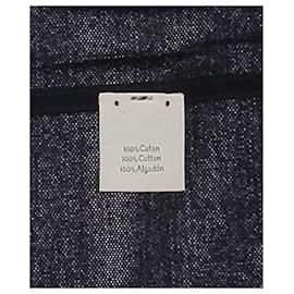 Hermès-HERMES  Polo shirts T.International L Cotton-Navy blue