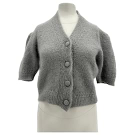 ROUJE Strickwaren T.FR 36 Wolle Grau