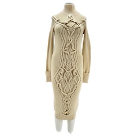 Isabel Marant Kleid T.FR 36 Wolle Roh