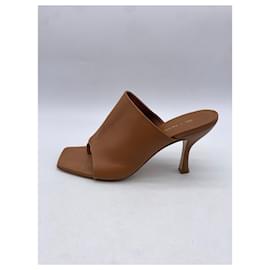 Autre Marque-GIA X PERNILLE TEISBAEK  Mules & clogs T.EU 37 Leather-Brown