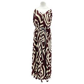 Coast Robe Oas T.International L Viscose Marron