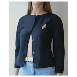 Dior-DIOR Jackets T.FR 36 Wool-Black