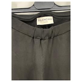 Balenciaga-BALENCIAGA Trousers T.FR 36 Viscose-Black