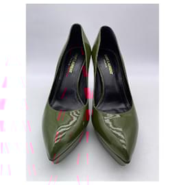 Saint Laurent-SAINT LAURENT  Heels T.EU 37 Patent leather-Red