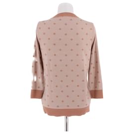 Hermès-HERMES Knitwear T.FR 36 Silk-Beige