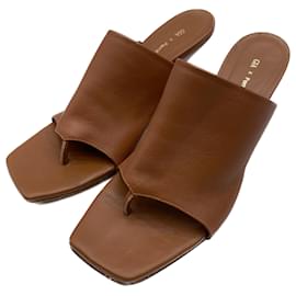 Autre Marque-GIA X PERNILLE TEISBAEK  Mules & clogs T.EU 37 Leather-Brown