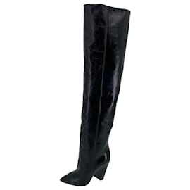 Saint Laurent-SAINT LAURENT  Boots T.EU 36 Leather-Black