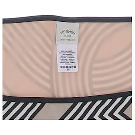Hermès-HERMES Swimwear T.FR 38 Polyester-Beige