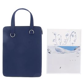 Borse a mano MONCLER T. Pelle Blu navy