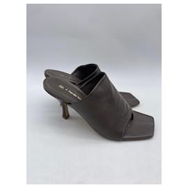 Autre Marque-GIA COUTURE  Mules & clogs T.EU 37 Leather-Brown