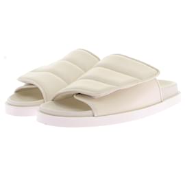 Autre Marque-GIA BORGHINI  Mules & clogs T.EU 41 Leather-White