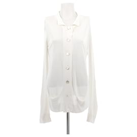 Hermès-HERMES  Knitwear T.FR 42 Viscose-White