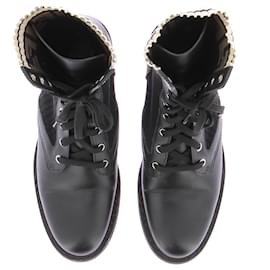 Fendi-FENDI  Ankle boots T.EU 39.5 Leather-Black