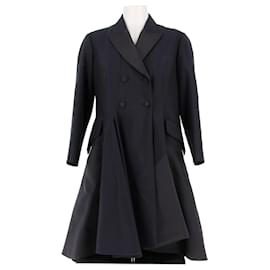 Dior-DIOR  Coats T.FR ["gid://shopify/Metaobject/58846773573"] Wool-Navy blue