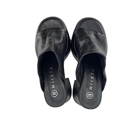 Autre Marque-MIISTA  Mules & clogs T.EU 38 Leather-Black