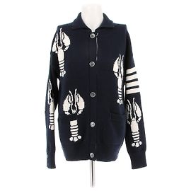 Strickwaren Thom Browne T.FR 40 Wolle Marineblau