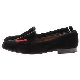 STUBBS & WOOTTON  Flats T.US 9 Velvet Black