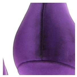 Christian Louboutin-Talons Christian Louboutin T.EU 39.5 Suède-Violet