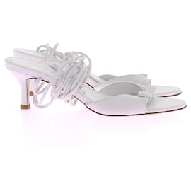 Autre Marque-Non Signé / Unsigned mules & clogs T.EU 39 Leather-White