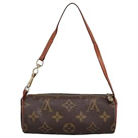 Louis Vuitton-LOUIS VUITTON Monogram Papillon Pouch LV Auth 98730-Monogram