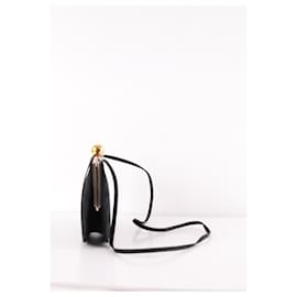Hermès-Sac à bandoulière Sac a Malice en daim-Noir