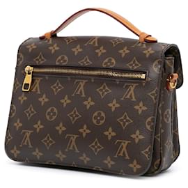 Louis Vuitton-Brown Louis Vuitton Monogram Pochette Metis Satchel-Brown