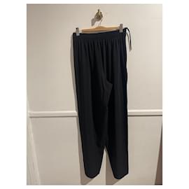 Balenciaga-BALENCIAGA Trousers T.International S Viscose-Black