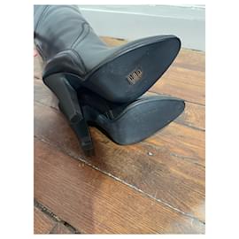 Saint Laurent-SAINT LAURENT  Boots T.EU 38.5 Leather-Black