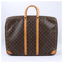 Louis Vuitton-Louis Vuitton Monogram Canvas Sirius 55 Travel Bag M41404-Brown