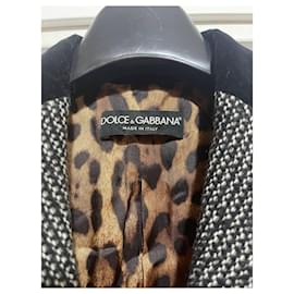 Dolce & Gabbana-Coats, Outerwear-Grey