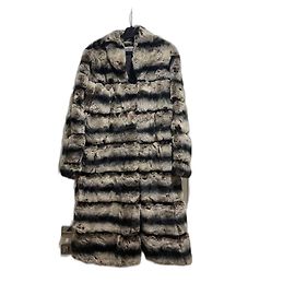 Abrigo Valentino de piel gris Gris