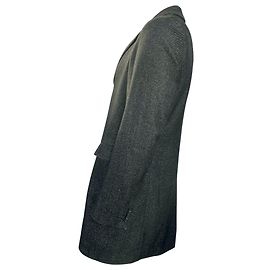 Hugo Boss Coat in Grey Wool Grey