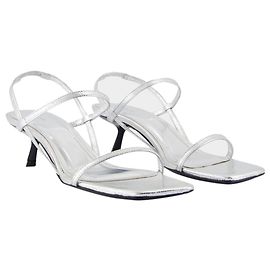Hilda Pumps - ANINE BING - Leder - Silber Silber Metallisch