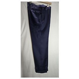 Tom Ford O'Connor gerade geschnittene Hose aus marineblauer Wolle Blau Marineblau