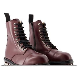 Botas Aj1287 - Toga Pulla - Cuero - Burdeos Roja Burdeos