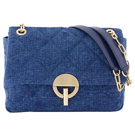 Grande Bolsa Lua - Vanessa Bruno - Linho - Azul Azul