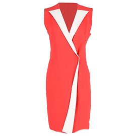 Autre Marque Robe Mini Gilet Emilia Wickstead en polyester rouge et blanc Rouge