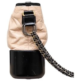 Chanel-Chanel Quilted Large Gabrielle Hobo Bag - '10s-Brown,Beige