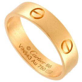 Anello LOVE Cartier in oro giallo 18K D'oro