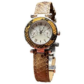 Excelente reloj multifuncional Diver Chic Guess Collection Swiss Made Hardware de plata