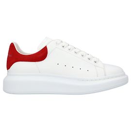 Alexander McQueen Men's Oversized Sneaker 'Larry' in White/red White