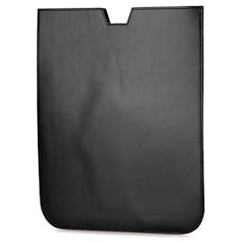 Saint Laurent-Saint Laurent Black Leather iPad Case-Black