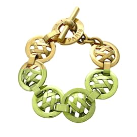 Céline-Celine Gold Plated Charm Bracelet-Other